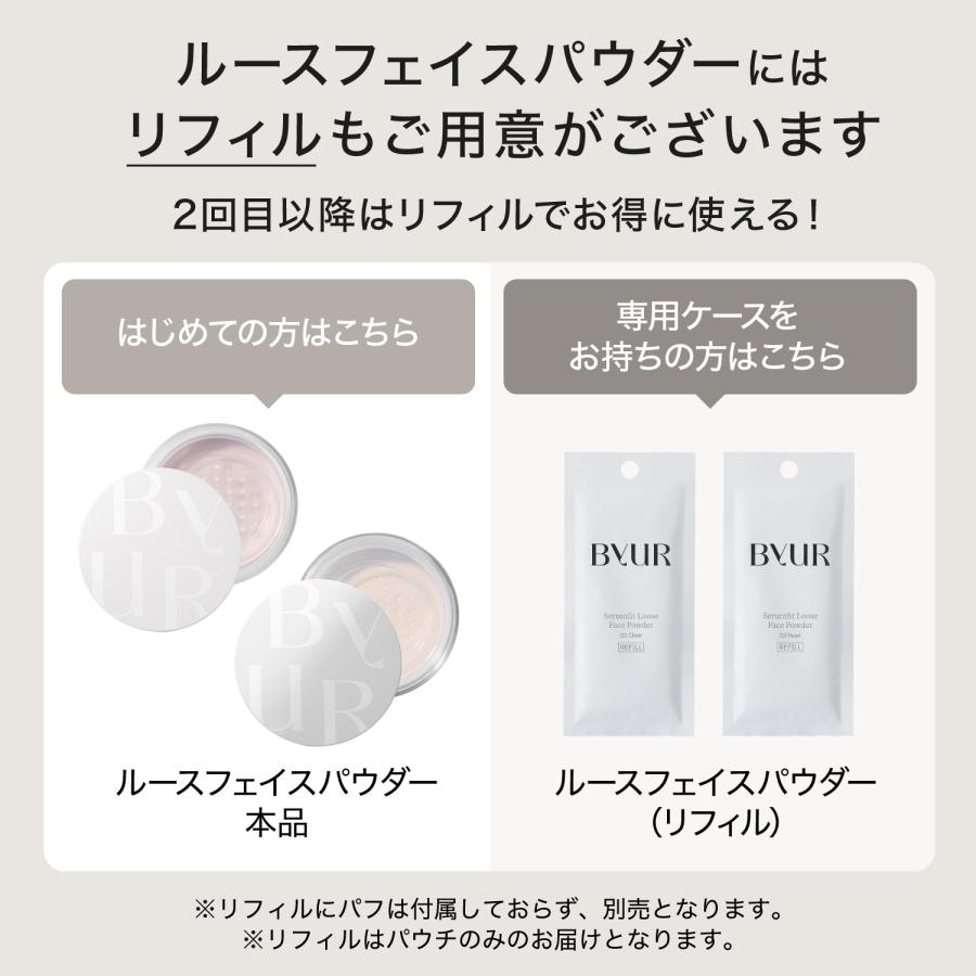ByUR（バイユア） フェイスパウダー リフィル フェイスパウダー セラム