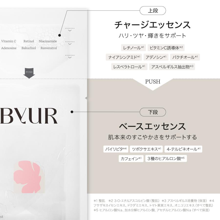 【新品】BYUR バイユア パック グローブースト 20枚 x4個セット ByUR（バイユア） パック フェイスパック シートマスク 個包装 パック