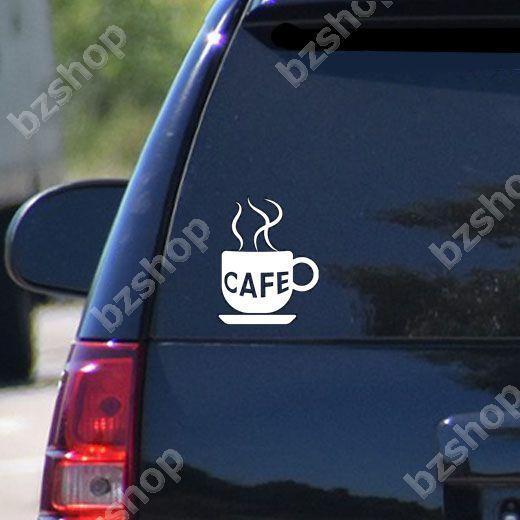 コーヒー カフェ 飲食店 ステッカー 車 窓 ガラス 用 おしゃれ 店舗 オリジナル 給油口 名入れ 装飾 屋外 かっこいい Suv マーク バイク Bzshop Bzショップ 通販 Yahoo ショッピング