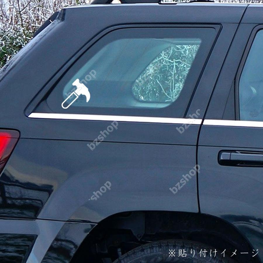 トンカチ 工具 大工 ステッカー 車 窓 ガラス 用 おしゃれ 店舗 オリジナル 給油口 名入れ 装飾 屋外 かっこいい Suv マーク バイク Bzshop Bzショップ 通販 Yahoo ショッピング