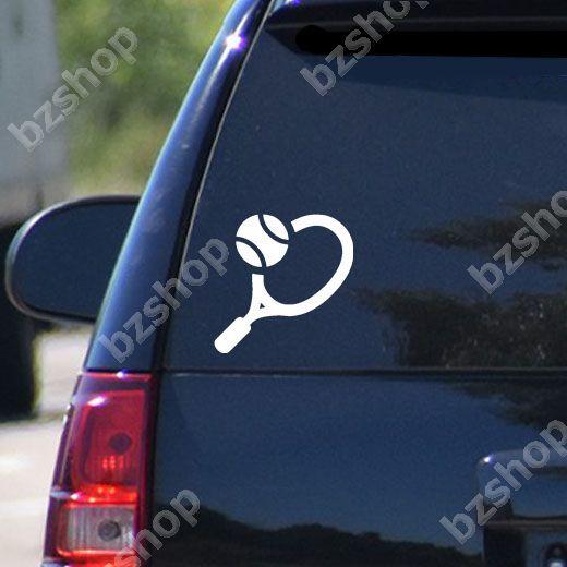 テニス ラケット スポーツ ステッカー 車 窓 ガラス 用 おしゃれ 店舗  