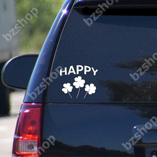 クローバー 幸福 ステッカー 車 窓 ガラス 用 おしゃれ 店舗 オリジナル 給油口 名入れ 装飾 屋外 かっこいい Suv マーク バイク Bzshop 109 Bzショップ 通販 Yahoo ショッピング