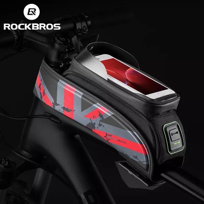 Rockbros 自転車 フレームバッグ スマホ フロントバッグ ロードバイク マウンテンバイク クロスバイク 防水 Bzshop 665 Bzショップ 通販 Yahoo ショッピング