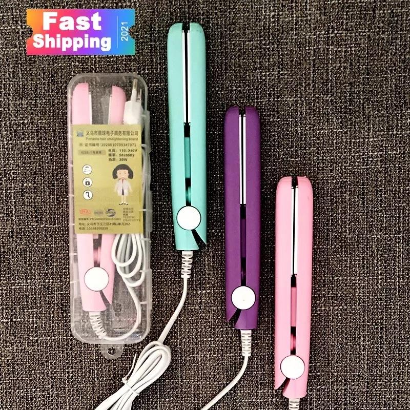 ミニ ヘアアイロン 旅行 持ち運び コンパクト かわいい ストレート軽量 ピンク Bzshop 984 Bzショップ 通販 Yahoo ショッピング