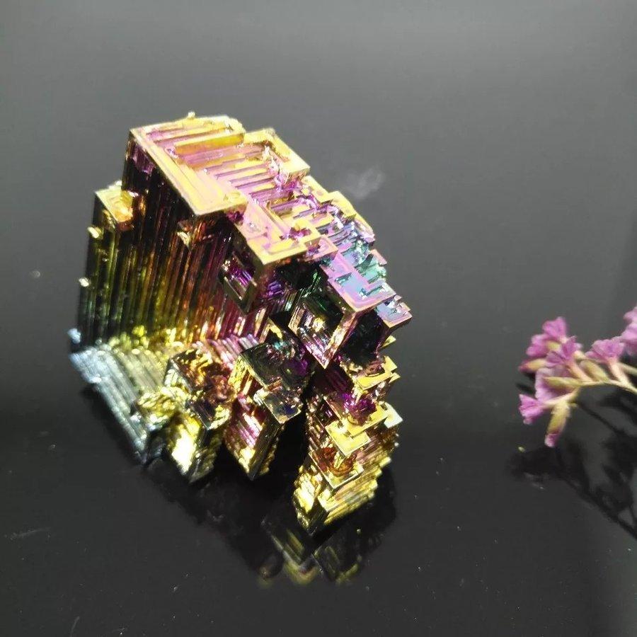 ビスマス人工結晶 虹色 インテリア 高純粋 鉱石 金属 結晶