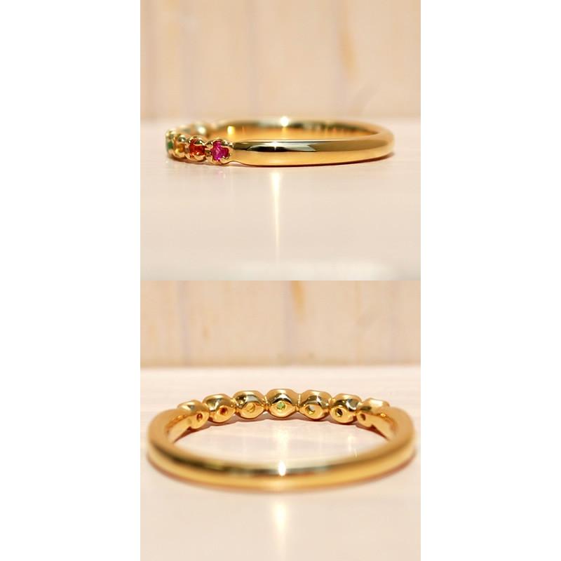 アミュレットリング　K18 ゴールド　指輪 リング 指輪 レディース アミュレットリング ピンキーリング シンプル