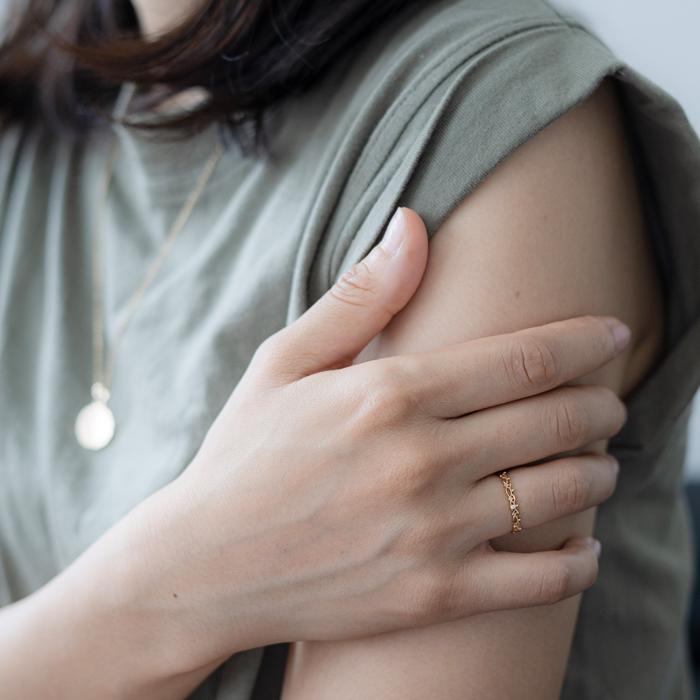 新作】リング 指輪 レディース ゴールド K18 18金 18k K10 10金 10k