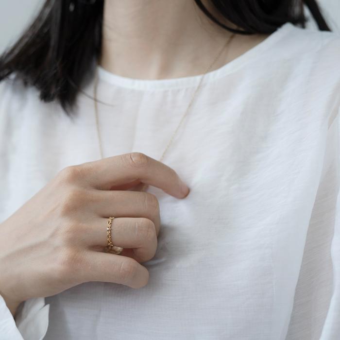 新作】リング 指輪 レディース ゴールド K18 18金 18k K10 10金 10k