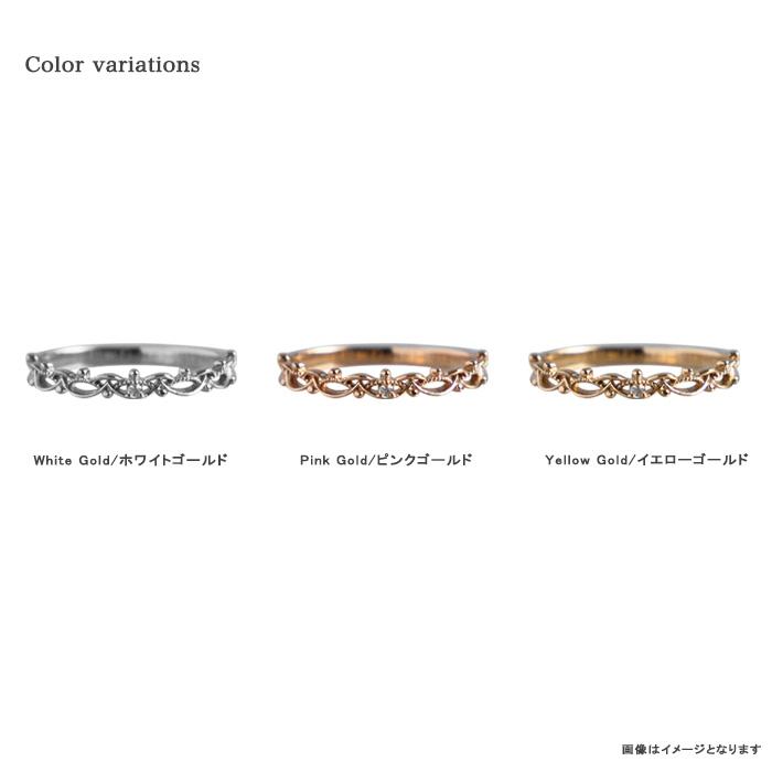 新作】リング 指輪 レディース ゴールド K18 18金 18k K10 10金 10k