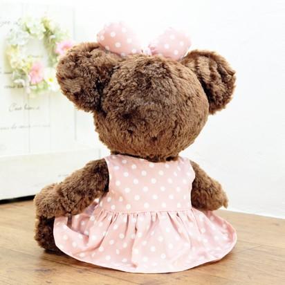 ユニベア コスチューム プリン パフィー 共用 服 洋服 ぬいぐるみ 着せ替え 衣装 ディズニー くま Unibear ２着セットではありません 137u 薄ピンク Cds137u カントリー雑貨コットンバニー 通販 Yahoo ショッピング