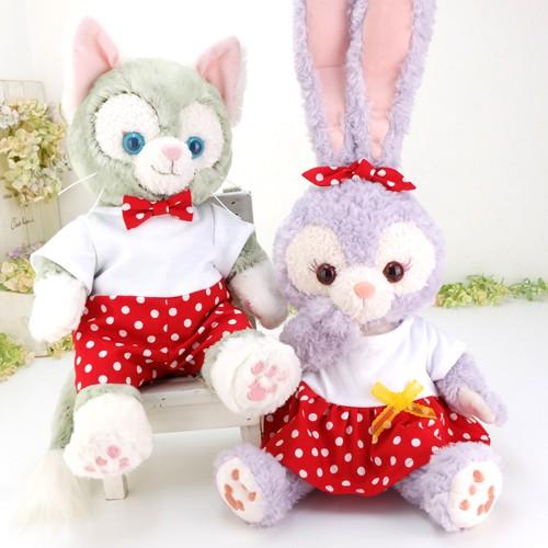 ステラルー ジェラトーニ 服 コスチューム ぬいぐるみ用 洋服 手作り 赤水玉 ペアセット 386slj Cds386slj カントリー雑貨コットンバニー 通販 Yahoo ショッピング