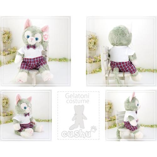 ステラルー ジェラトーニ 服 コスチューム ぬいぐるみ用 洋服 手作り 赤チェック ペアセット 394slj Cds394slj カントリー雑貨コットンバニー 通販 Yahoo ショッピング