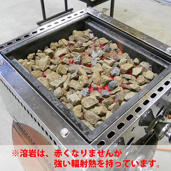 溶岩焼グリルCS404 業務用グリラー コンロ 下火式 ガス焚き : クリエ 