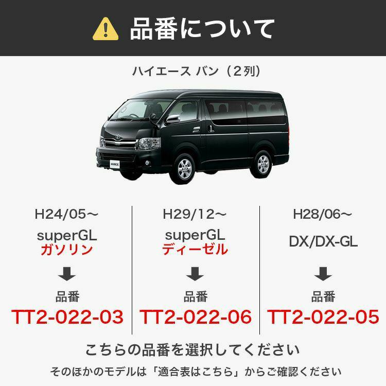 IXUS（イクサス） ハイエース シートカバー 200系 S - GL 2列車用 5人