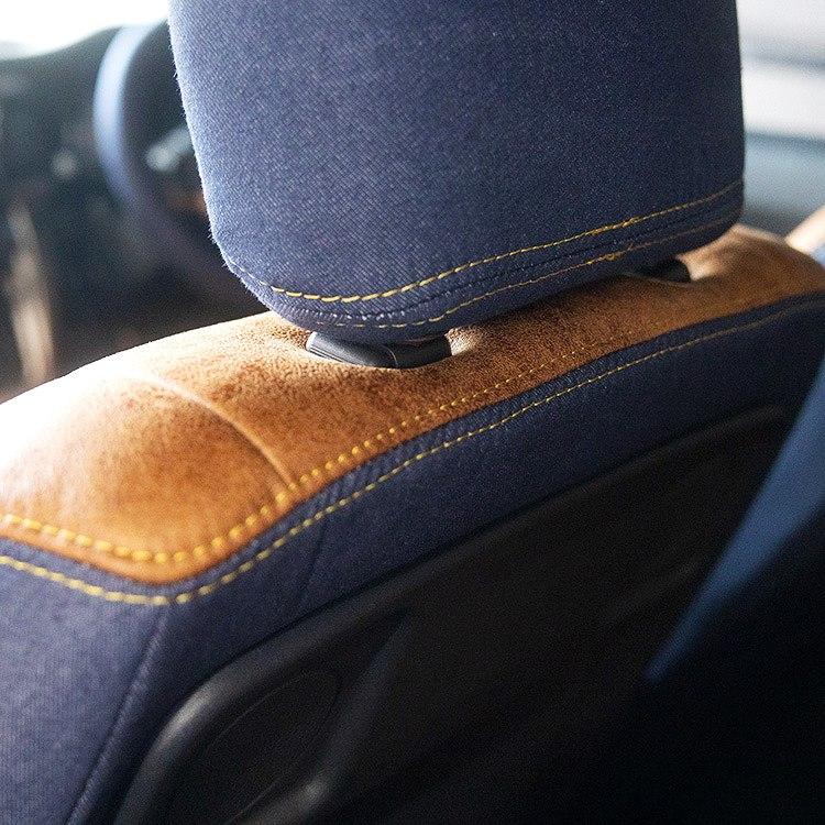 IXUS（イクサス） ジムニー シートカバー 全席セット レザリー デニム