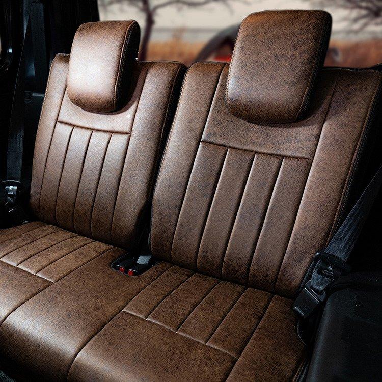 ジムニー レザリー デニム シートカバー 全席セット イクサス レザリー