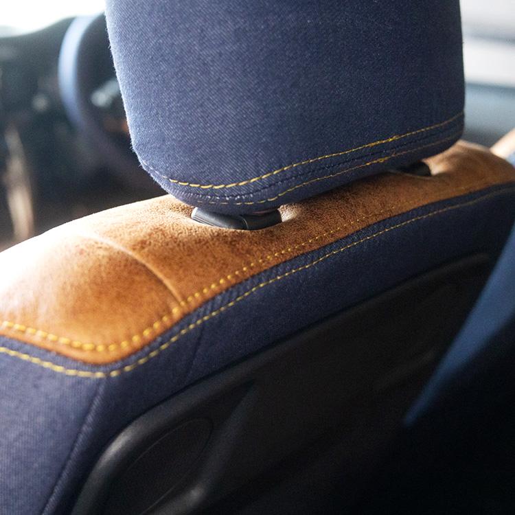 オッティ レザリー デニム シートカバー 全席セット イクサス レザリー デニム IXUS