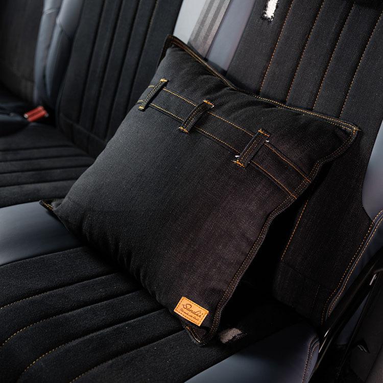 Sandii デニムクッション Denim Cushion : シートカバー コネクト