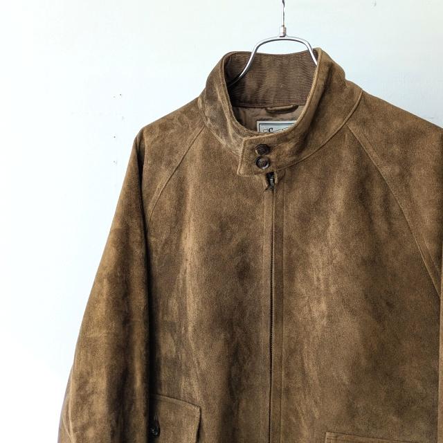 Soundman ホーススウェードハリントンジャケット Luke's / 143M-550A （Tan）の画像