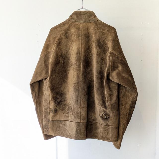 Soundman ホーススウェードハリントンジャケット Luke's / 143M-550A （Tan）の画像