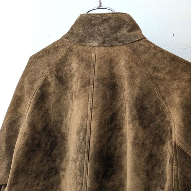 Soundman ホーススウェードハリントンジャケット Luke's / 143M-550A （Tan）の画像