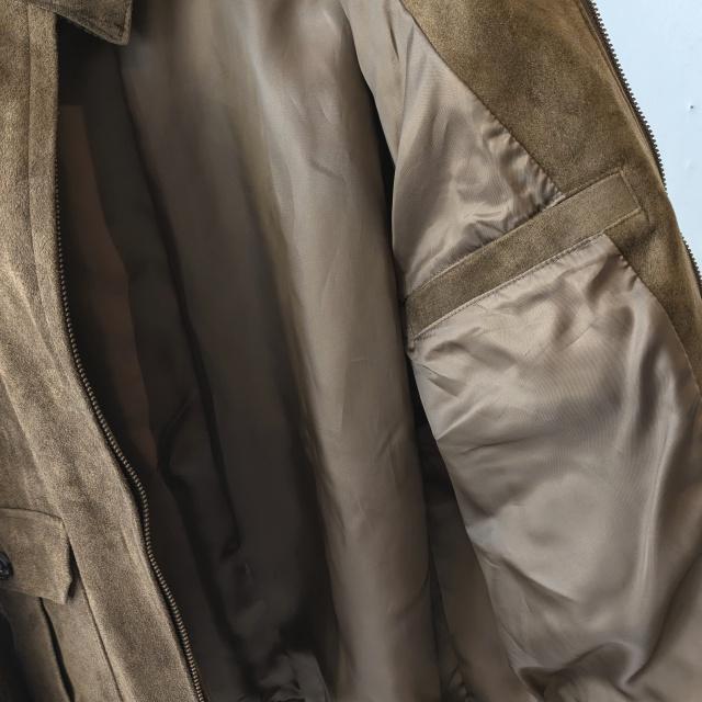 Soundman ホーススウェードハリントンジャケット Luke's / 143M-550A （Tan）の画像