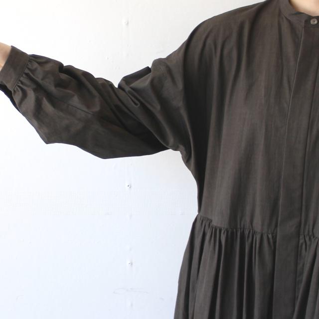 HAVERSACK 墨染ブロードバンドカラーワンピース Ink dyed broad bandcollar onepiece　322520 | HAVERSACK | 14