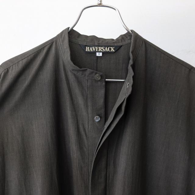 HAVERSACK 墨染ブロードバンドカラーワンピース Ink dyed broad bandcollar onepiece　322520 | HAVERSACK | 02