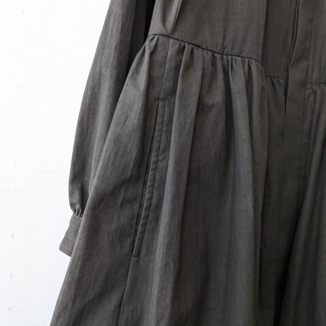 HAVERSACK 墨染ブロードバンドカラーワンピース Ink dyed broad bandcollar onepiece　322520 | HAVERSACK | 06