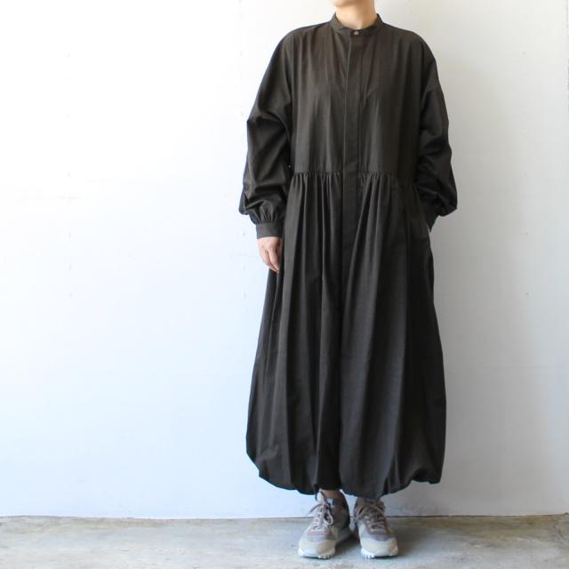 HAVERSACK 墨染ブロードバンドカラーワンピース Ink dyed broad bandcollar onepiece　322520 | HAVERSACK | 09