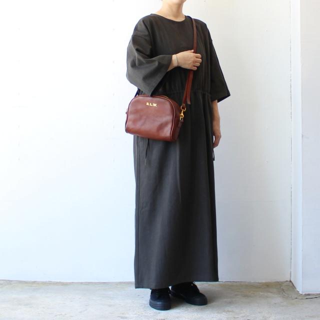 HAVERSACK 墨染ツイル5分袖ワンピース Ink dyed twill half-sleeve onepiece / 322530 | HAVERSACK | 12