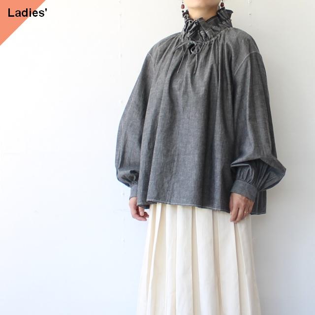 HAVERSACK ダンガリーダブルフリルカラーPOシャツ Dungaree Double Frill P/O Shirt / 322624 | HAVERSACK