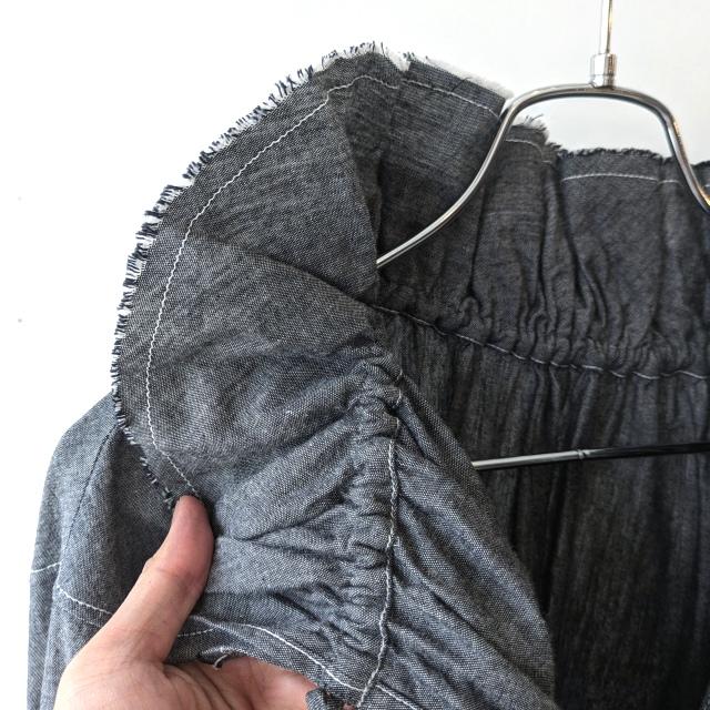 HAVERSACK ダンガリーダブルフリルカラーPOシャツ Dungaree Double Frill P/O Shirt / 322624 | HAVERSACK | 17