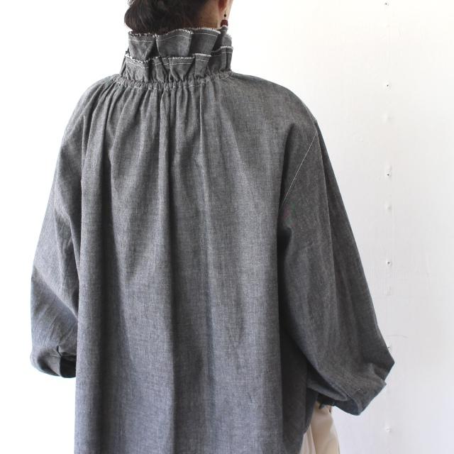 HAVERSACK ダンガリーダブルフリルカラーPOシャツ Dungaree Double Frill P/O Shirt / 322624 | HAVERSACK | 10