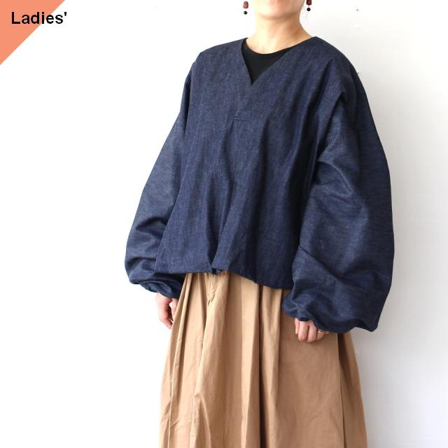 HAVERSACK ライトデニムＶネックドルマンシャツ Light Denim V-neck Shirt / 322625 | HAVERSACK