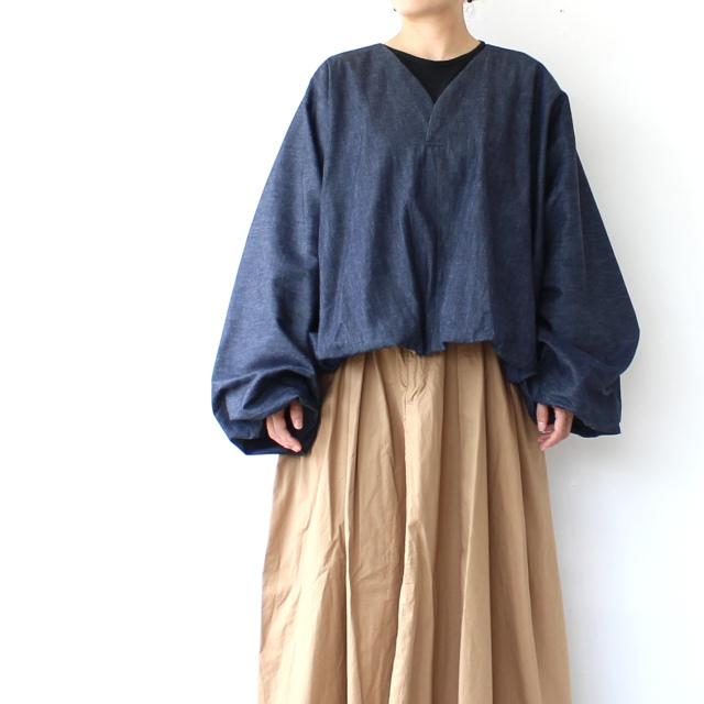 HAVERSACK ライトデニムＶネックドルマンシャツ Light Denim V-neck Shirt / 322625 | HAVERSACK | 11