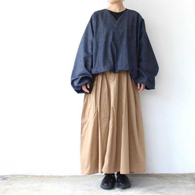 HAVERSACK ライトデニムＶネックドルマンシャツ Light Denim V-neck Shirt / 322625 | HAVERSACK | 12