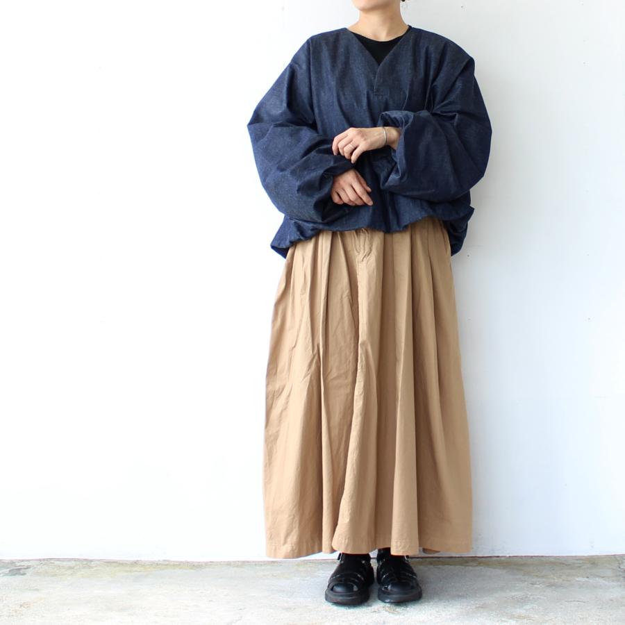HAVERSACK ライトデニムＶネックドルマンシャツ Light Denim V-neck Shirt / 322625 | HAVERSACK | 15