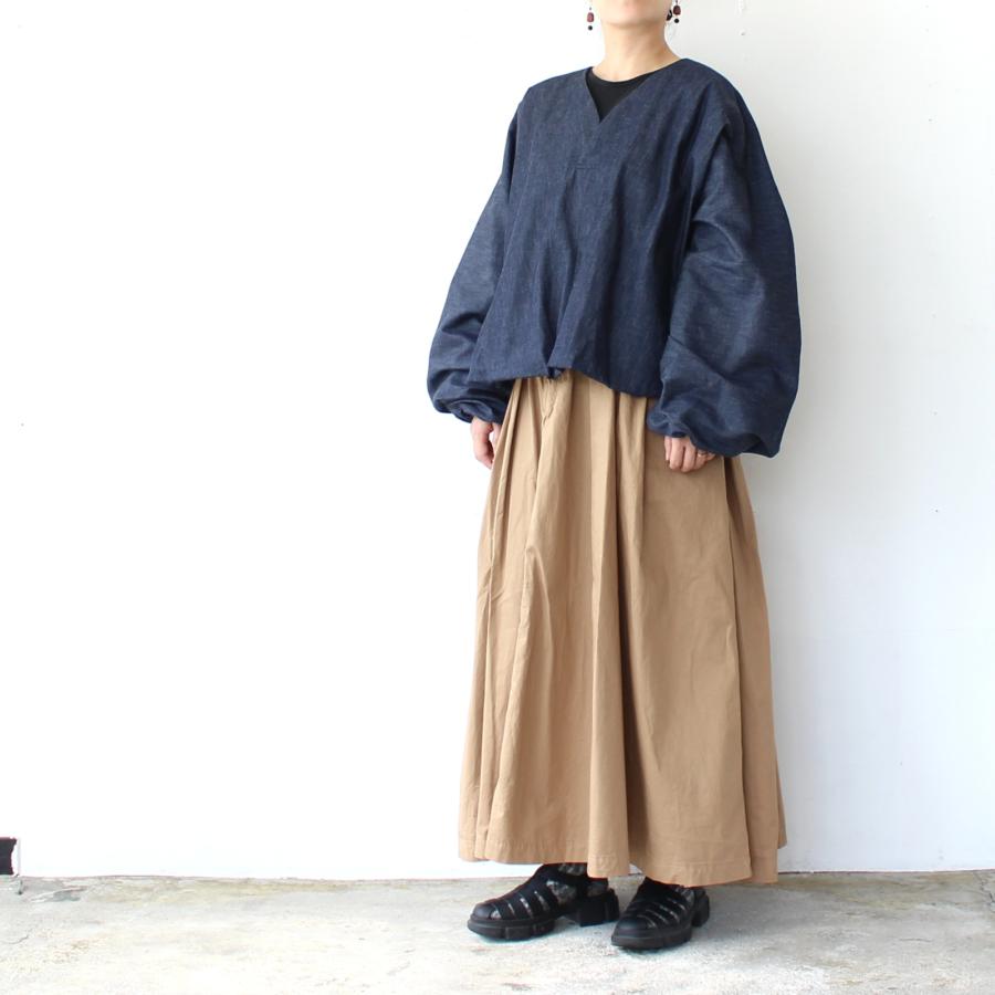 HAVERSACK ライトデニムＶネックドルマンシャツ Light Denim V-neck Shirt / 322625 | HAVERSACK | 16