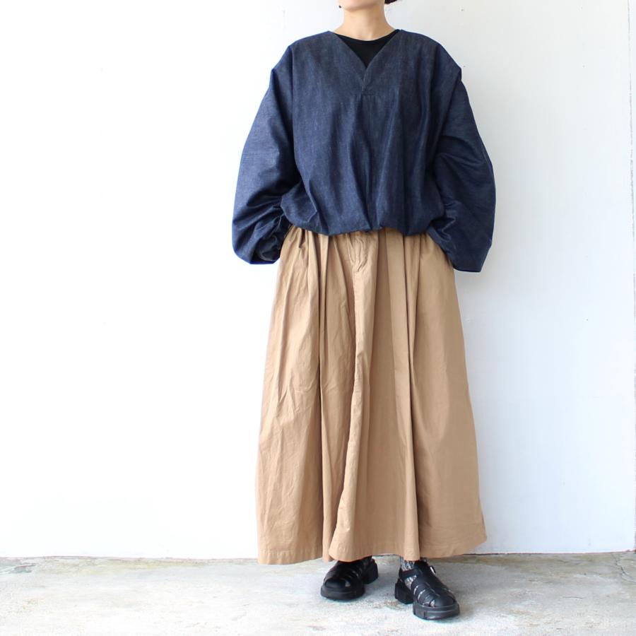 HAVERSACK ライトデニムＶネックドルマンシャツ Light Denim V-neck Shirt / 322625 | HAVERSACK | 17