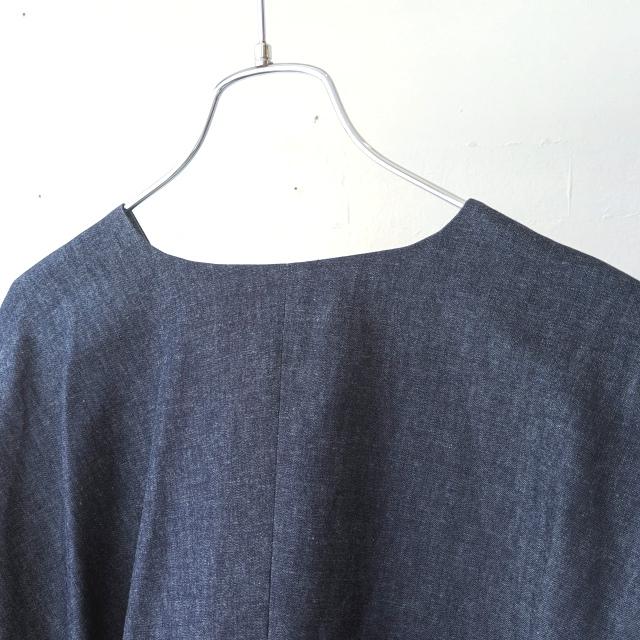 HAVERSACK ライトデニムＶネックドルマンシャツ Light Denim V-neck Shirt / 322625 | HAVERSACK | 05