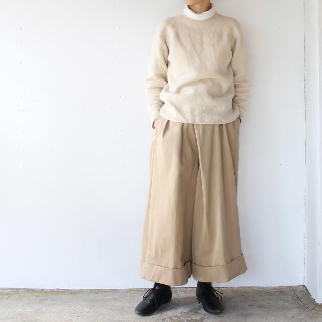 HAVERSACK ハバーサック キャバリーツイルキュロット 362006 ベージュ ブラック | HAVERSACK | 01