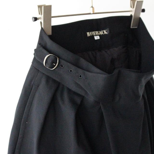 HAVERSACK ハバーサック キャバリーツイルキュロット 362006 ベージュ ブラック | HAVERSACK | 17