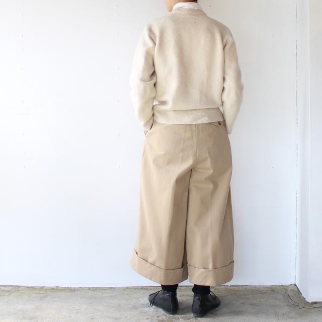 HAVERSACK ハバーサック キャバリーツイルキュロット 362006 ベージュ ブラック | HAVERSACK | 03