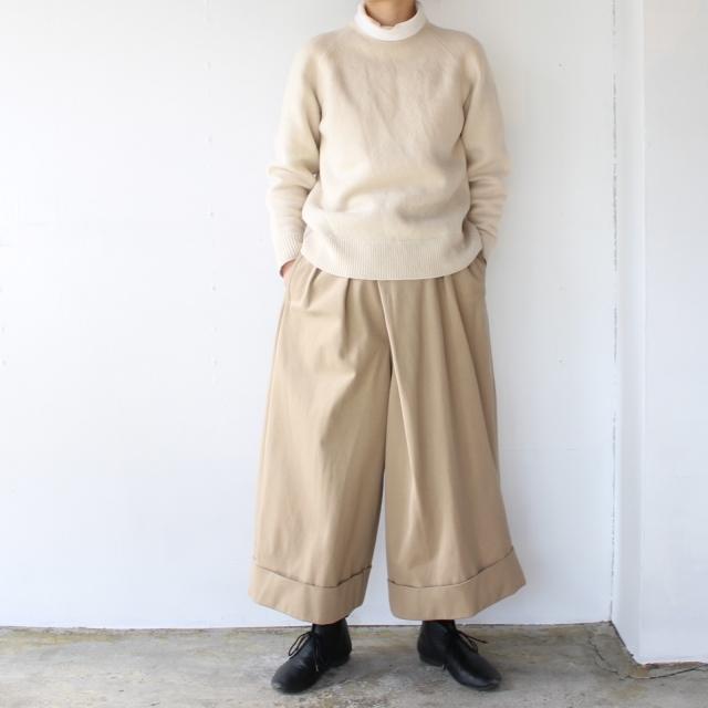 HAVERSACK ハバーサック キャバリーツイルキュロット 362006 ベージュ ブラック | HAVERSACK | 04