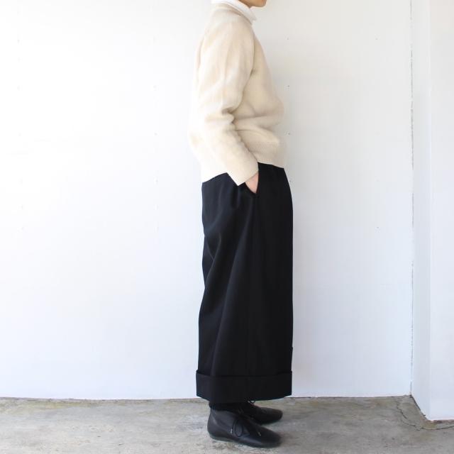 HAVERSACK ハバーサック キャバリーツイルキュロット 362006 ベージュ ブラック | HAVERSACK | 08