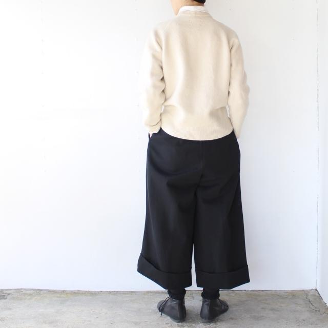 HAVERSACK ハバーサック キャバリーツイルキュロット 362006 ベージュ ブラック | HAVERSACK | 09