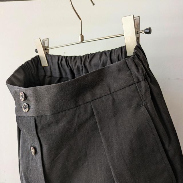 HAVERSACK 80/2高密度シャンブレー ロングシャツスカート Chambray long shirt skirt / 362502　（Dark Brown） | HAVERSACK | 14