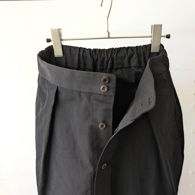 HAVERSACK 80/2高密度シャンブレー ロングシャツスカート Chambray long shirt skirt / 362502　（Dark Brown） | HAVERSACK | 15