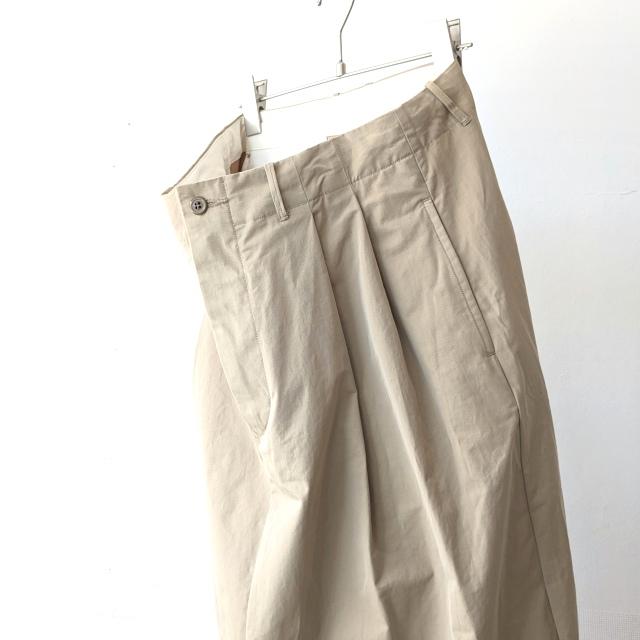 HAVERSACK 塩縮ツイルコクーンスカート Salt-Shrinking Twill Cocoon Skirt　（Beige） | HAVERSACK | 10